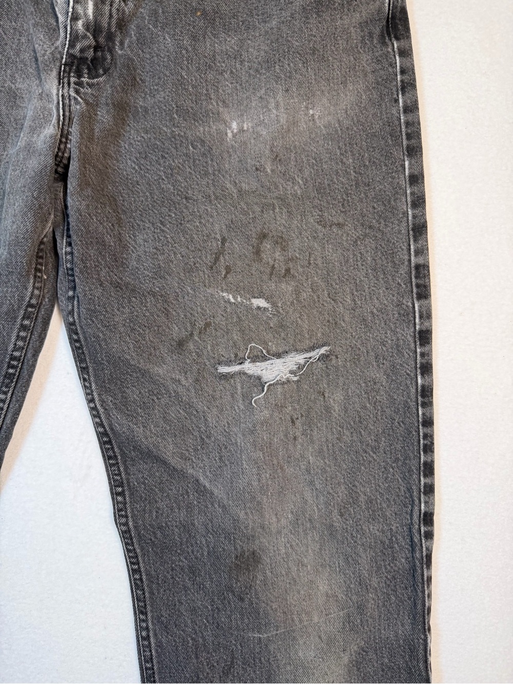 Arizona Jean Company Men's Black Washed Relaxed Jeans - Picture 5 of 9